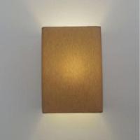 Arandela Retangular Retro Md-2002 Cúpula Em Tecido 25-16x10cm Palha - Bivolt - 2