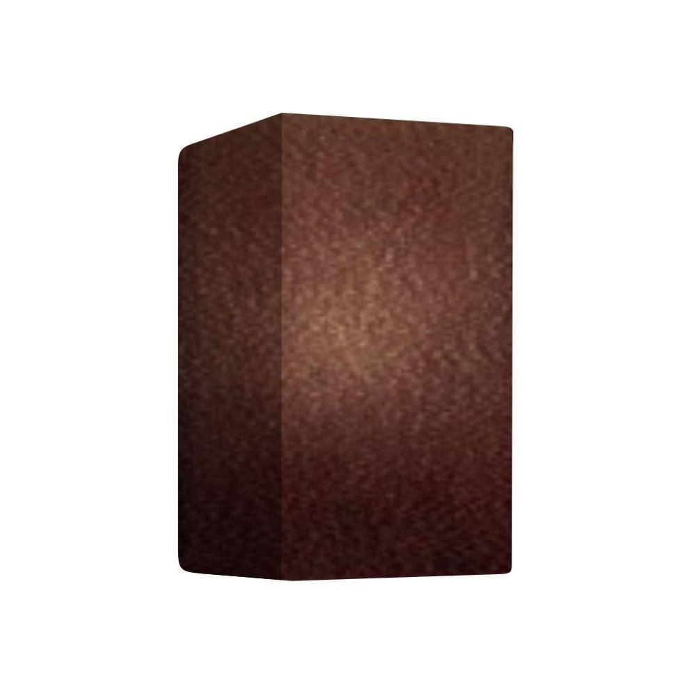 Arandela Retangular Retro Md-2002 Cúpula Em Tecido 25-16x10cm Café - Bivolt - 1