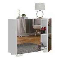 Sapateira Com Espelho 3 Portas Nina Mp6023 Branca - 6