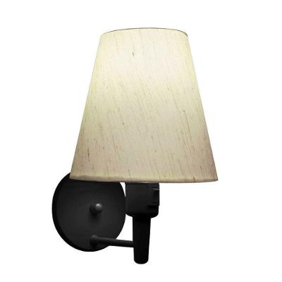 Lustre Pendente Quadrado Vivare Md-4075 Cúpula Em Tecido 30/50x50cm - Bivolt Preta-linho-bege 110v/220v