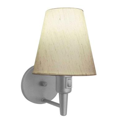 Lustre Pendente Quadrado Vivare Md-4006 Cúpula Em Tecido 21/50x50cm - Bivolt Cinza-linho-bege 110v/220v