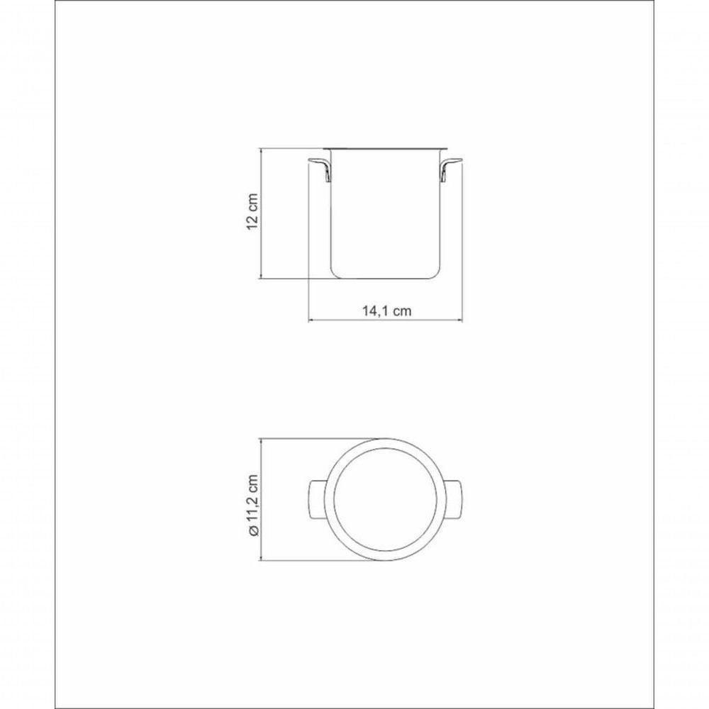 Balde Para Gelo Tramontina Cosmos Com Acabamento Fosco 10cm 0,9 Litros - 3