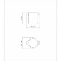 Balde Para Gelo Tramontina Cosmos Com Acabamento Fosco 10cm 0,9 Litros - 3