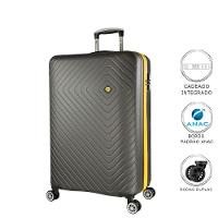 Mala De Bordo Pequena Abs Yins 21167 Cadeado Integrado Rodas Duplas 360º Amarelo Tam Pp Amarelo Pp - 2