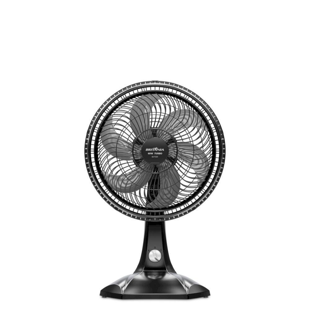 Ventilador De Mesa Britânia BVT301 60W Maxx Force Preto 220V - 1