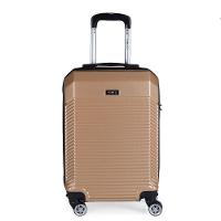 Mala De Bordo Abs Yins Ys21110 Cadeado Integrado Rodas Duplas Champagne P - 1