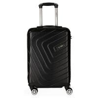 Mala De Bordo Pequena Em Abs Yins Ys21158 Cadeado Integrado Rodas Duplas Giro 360º Preto P - 1