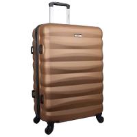 Mala De Viagem Media Em Abs Yins 21089 Cadeado Integrado Rodas Giro 360 Cobre M - 1