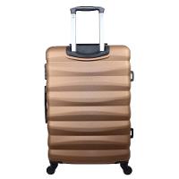 Mala De Viagem Media Em Abs Yins 21089 Cadeado Integrado Rodas Giro 360 Cobre M - 2