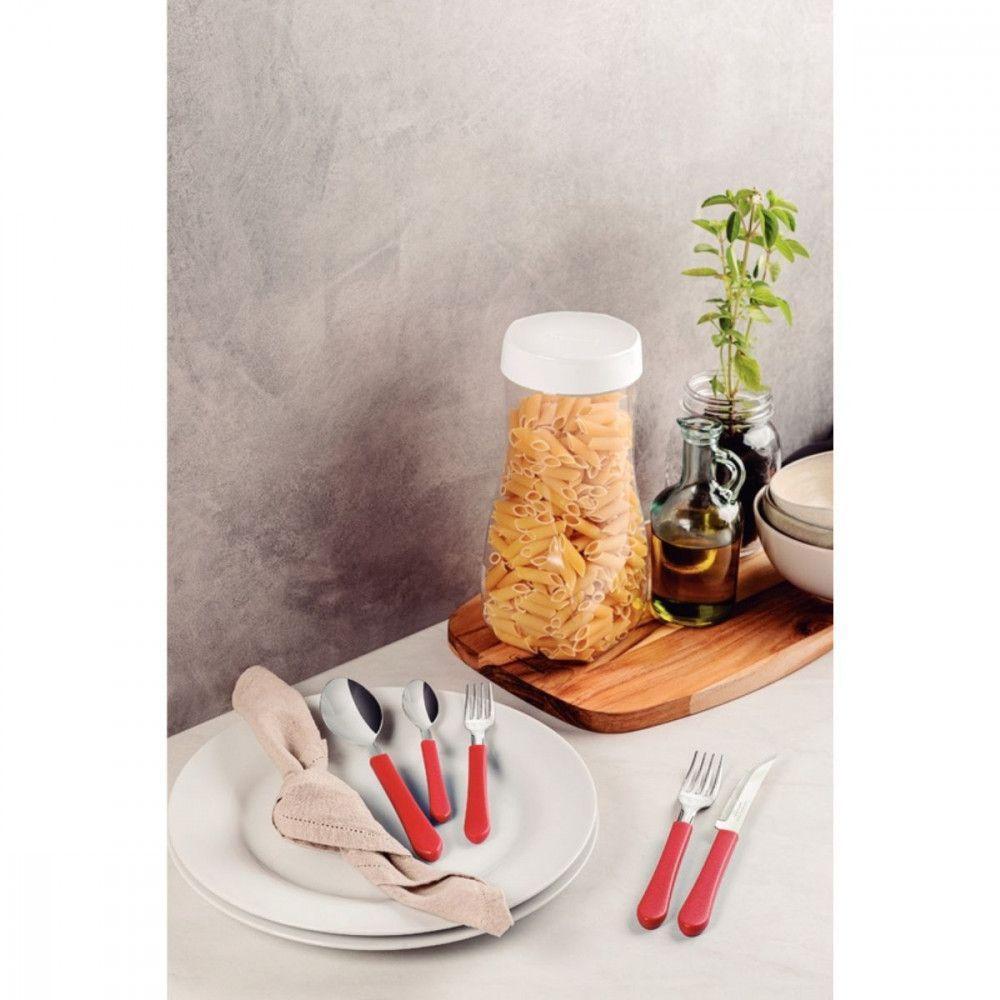 Faqueiro Tramontina Leme Com 20 Pecas Vermelho - 2