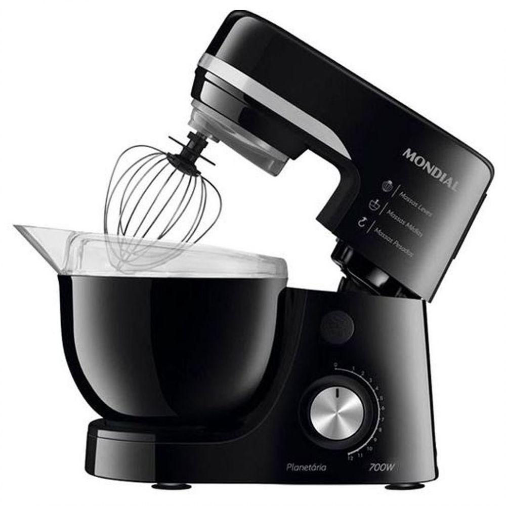 Batedeira Planetária Mondial 12 Velocidades 700w Bp-03 Preto 127v - 1