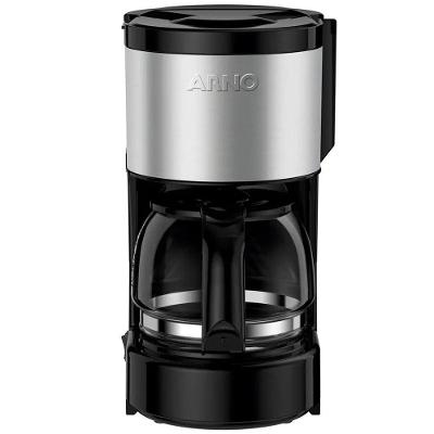 Cafeteira Elétrica Arno Filtro Perfectta 12 Xícaras Inox Preto Inox 650W 110V