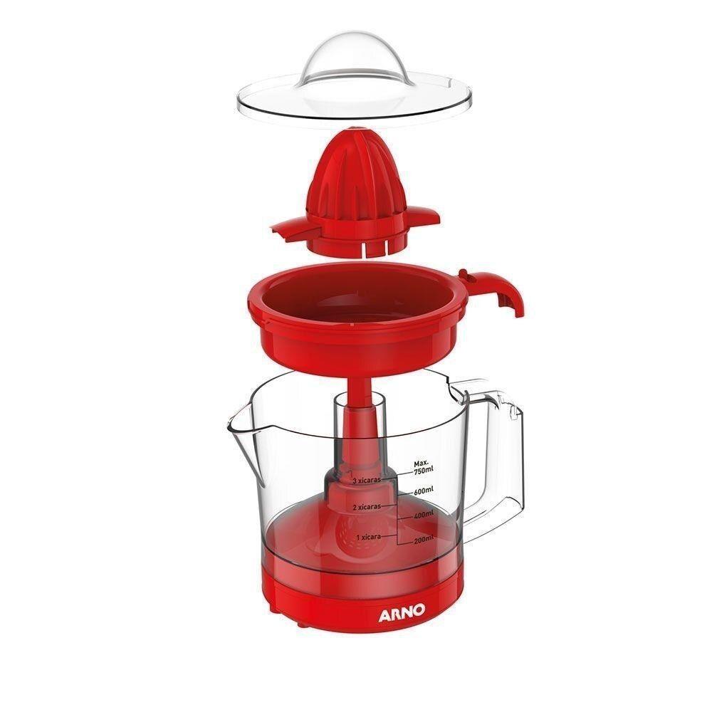 Espremedor Frutas Arno Suco Express 0,75l - Cp32 Vermelho 110V - 3