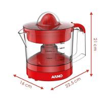 Espremedor Frutas Arno Suco Express 0,75l - Cp32 Vermelho 110V - 2