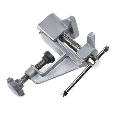 Mini Morsa De Bancada 35 Mm Com Base Fixa Ajustável Portátil E Compacta Em Aço Carbono
