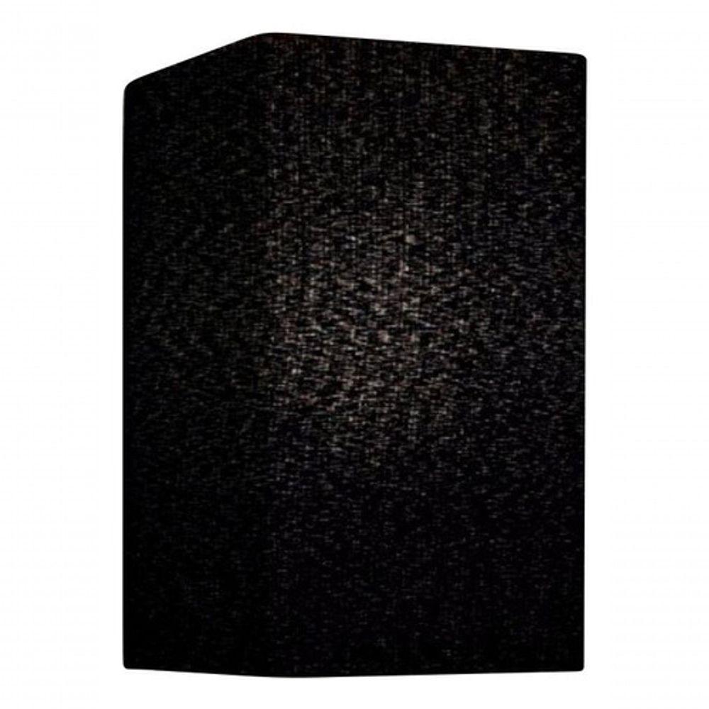 Arandela Retangular Retro Vivare Md-2002 Cúpula Em Tecido 25-16x10cm - Bivolt Preto 127-220v - 4