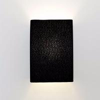 Arandela Retangular Retro Vivare Md-2002 Cúpula Em Tecido 25-16x10cm - Bivolt Preto 127-220v - 6