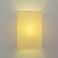 Arandela Retangular Retro Vivare Md-2029 Cúpula Em Tecido 18x10x30cm - Bivolt Algodão-crú 127-220v - 3