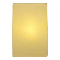 Arandela Retangular Retro Vivare Md-2029 Cúpula Em Tecido 18x10x30cm - Bivolt Algodão-crú 127-220v