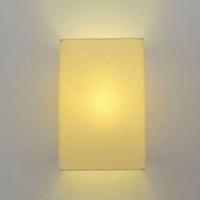 Arandela Retangular Retro Vivare Md-2029 Cúpula Em Tecido 18x10x30cm - Bivolt Algodão-crú 127-220v - 6