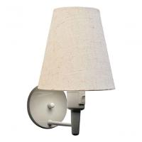 Arandela Cone Md-2013 Branco C- Inter Liga E Desl Cúpula Em Tecido Rustico Bege - Bivolt - 6