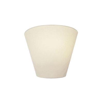Arandela Retro Cone Md-2001 Cúpula Em Tecido 25-26x13cm Branco - Bivolt