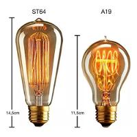 Lustre Pendente Luminária Retro Md-4162-3 Suporte Para Lâmpada / Não Inclusa - Bivolt - 9