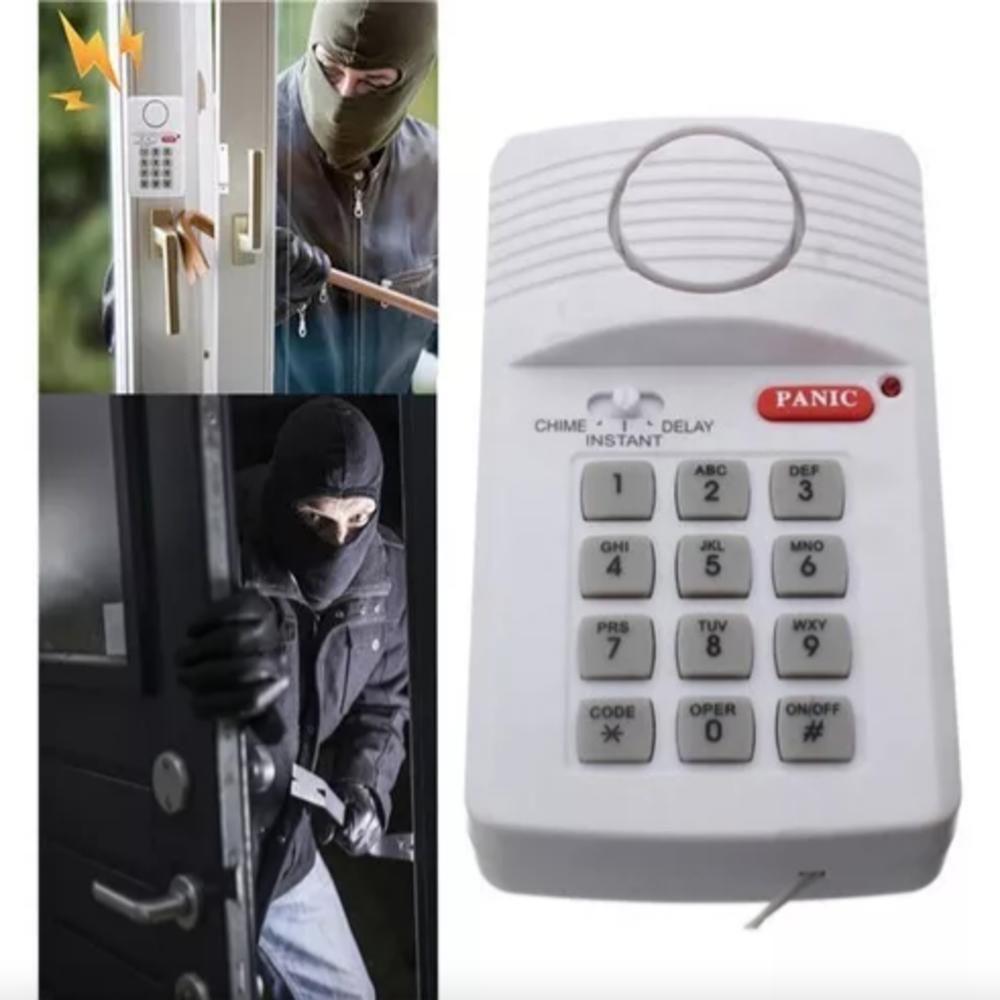 Kit Alarme Residencial E Comercial Sem Fio Com Teclado Numérico, Botão De Pânico E Sensor Magnético - 3