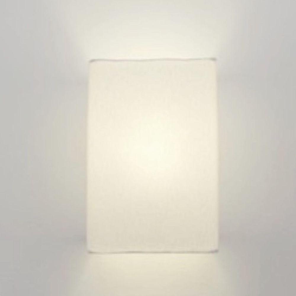 Arandela Retangular Retro Md-2029 Cúpula Em Tecido 18x10x30cm Branco - Bivolt - 2