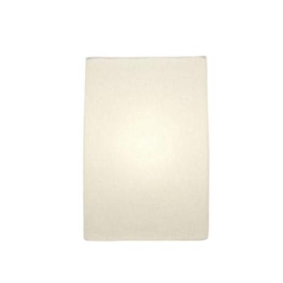 Arandela Retangular Retro Md-2029 Cúpula Em Tecido 18x10x30cm Branco - Bivolt