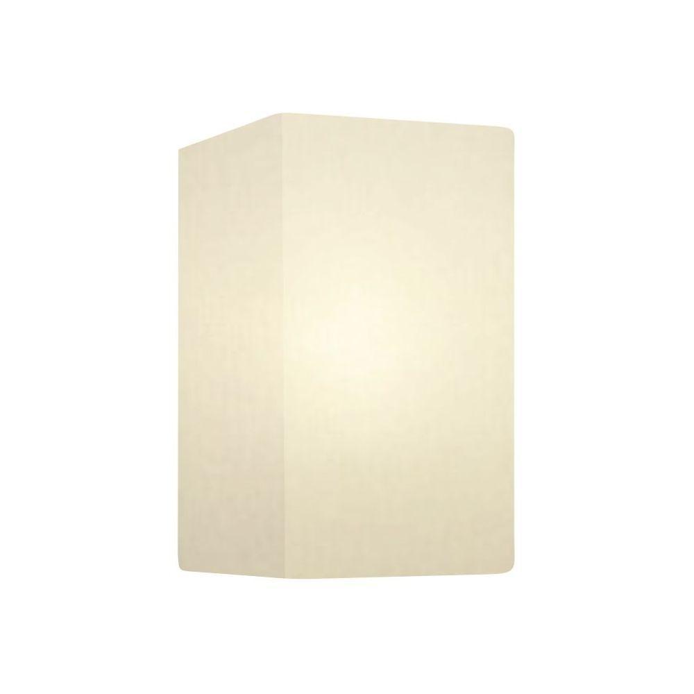 Arandela Retangular Retro Md-2002 Cúpula Em Tecido 25-16x10cm Branco - Bivolt - 1