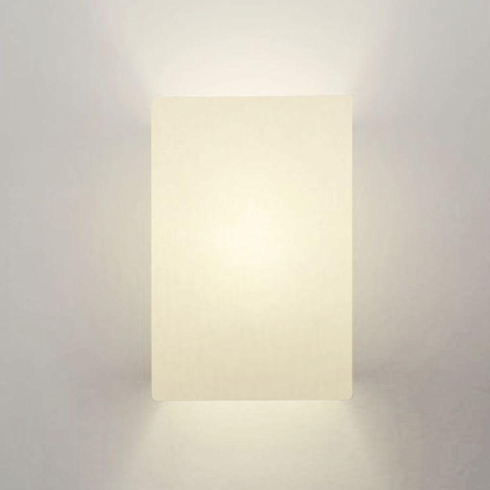 Arandela Retangular Retro Md-2002 Cúpula Em Tecido 25-16x10cm Branco - Bivolt - 2