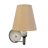 Arandela Cone Md-2013 Branco C- Inter Liga E Desl Cúpula Em Tecido Palha - Bivolt - 3