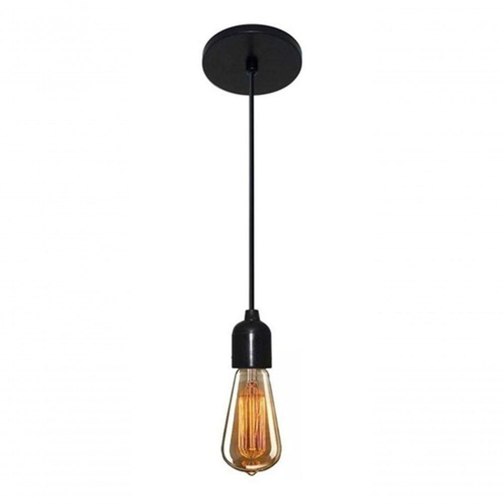 Lustre Pendente Luminária Retro Md-4149 Suporte Para Lâmpada / Não Inclusa - Bivolt - 5