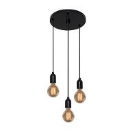 Lustre Pendente Retro Md-4162/3 Suporte Para Lâmpada / Não Inclusa - Bivolt - 1