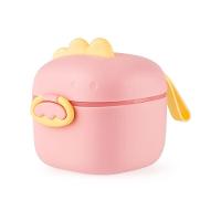 Dosador De Leite Em Pó Para Mamadeira Com Colher, Nivelador E Tampa Vedada – Portátil E Livre De Bpa Rosa - 1