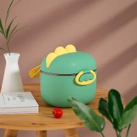 Dosador De Leite Em Pó Para Mamadeira Com Colher, Nivelador E Tampa Vedada – Portátil E Livre De Bpa Rosa - 2