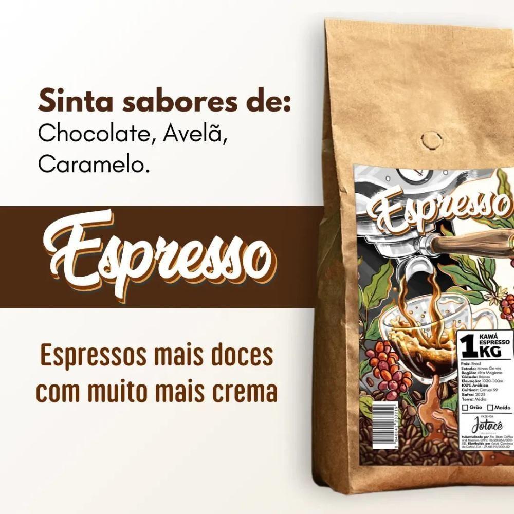 Café Kawá Espresso - 1kg Moído Grosso única - 2
