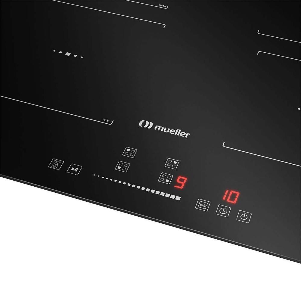 Cooktop Mueller 4 Bocas De Indução Com Turbo MCN4BK 220V - 4