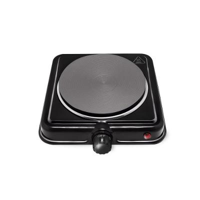 Fogão Elétrico Cooktop Elgin FOG01 1 Boca de Mesa em Inox Portátil Preto 110V