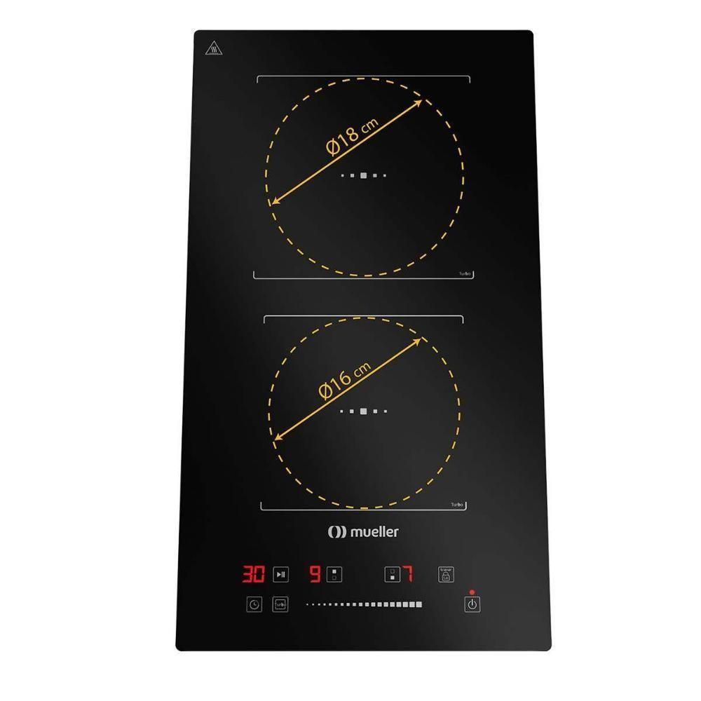 Cooktop Mueller 2 Bocas De Indução MCN2BK 220V - 4