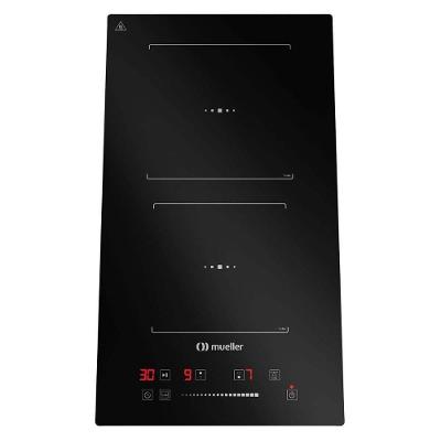 Cooktop de Indução Mueller MCN2BK 2 Bocas Vitrocerâmico com Painel Touch Preto 220V