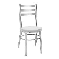 Kit 4 Cadeiras Cc80 Cromadas Debrum Treparoni Branco - 2