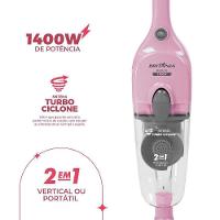 Aspirador de Pó Rosa Vertical Britânia 2 em 1 1400W BASE30 220V - 3