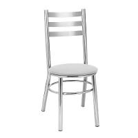 Kit 4 Cadeiras Cc81 Cromadas Treparoni Branco - 2