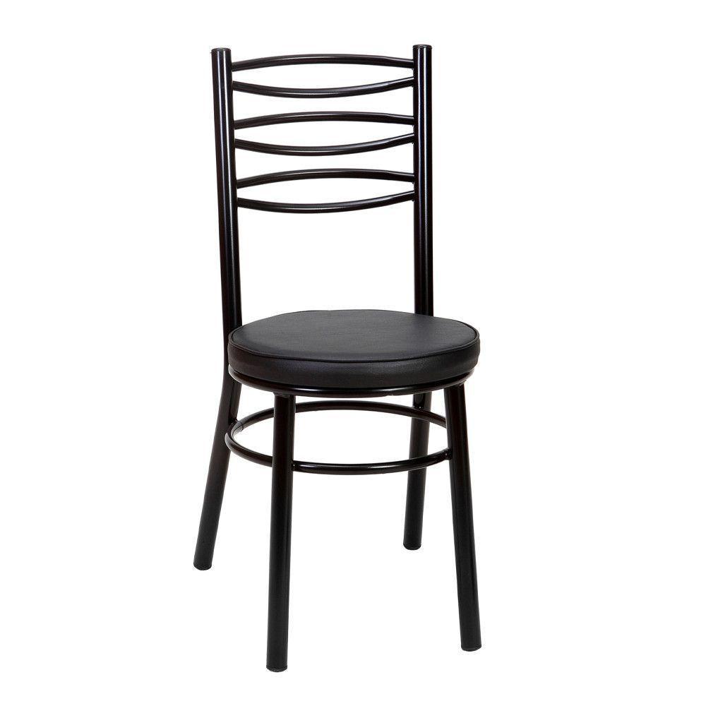 Kit 2 Cadeiras Cp34 Pintadas Pretas Debrum Treparoni Preto - 2