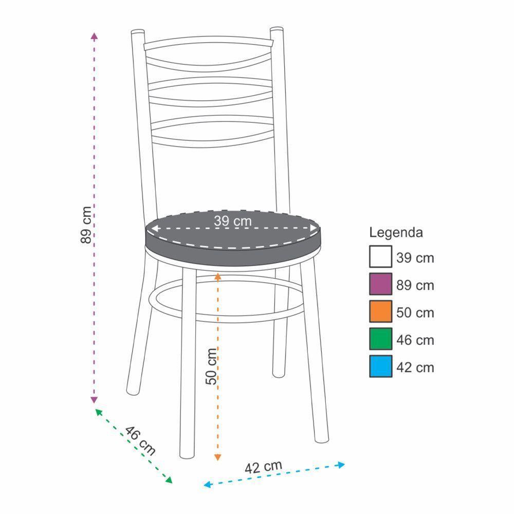 Kit 4 Cadeiras Cp34 Pintadas Pretas Debrum Treparoni Preto Com Branco - 3