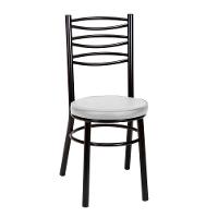 Kit 4 Cadeiras Cp34 Pintadas Pretas Debrum Treparoni Preto Com Branco - 2