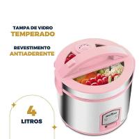 Panela De Arroz Elétrica Rosa Britânia 10 Xícaras BPAE10C 220V - 2