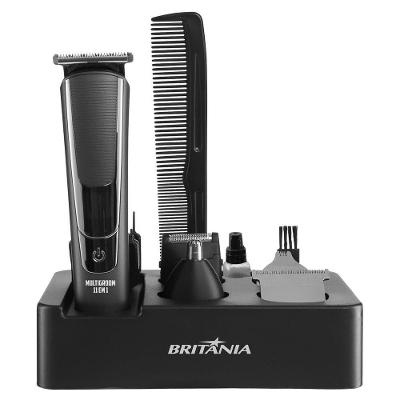 Aparador de Pelos Britânia BAP20 Multigroom 11 em 1 Lâmina Aço Inoxidável sem Fio Bivolt